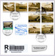 Liechtenstein 2014 (G6) Set 2 Covers Zeppelin Flight Mountains Berge Montagnes Luftschiff Airship Dirigeable - Cartas & Documentos
