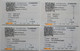 4 QUATRE BILLETS TICKETS UN JOUR SNCF CAP MARTIN ROQUEBRUNE MENTON VILLEFRANCHE SUR MER CANNES - Europe