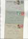 LOT DE 5 LETTRES DE 1927 A 1946 - TOUTES AVEC VIGNETTES  TIMBRES ANTI -TUBERCULEUX  OBLITERES - Antitubercolosi