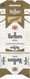 USA , MARLBORO Empty Tobacco Box , Customs Label - Empty Tobacco Boxes