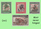 1944 ** RUANDA-URUNDI RU 150/153 MNH FULL RED CROSS PALM SET ( X 4 Stamps ) - Ongebruikt