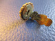 Une Boucle Pour Oreille Non Percée/métal Orné Turquoise/Fixation à L'ancienne/Vers 1900-1930      Bij140 - Boucles D'oreilles