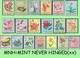 1953 ** RUANDA-URUNDI RU 177/195 MNH TROPICAL FLOWERS SET  ( X 19 Stamps ) - Unused Stamps