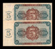 España Spain Pareja 5 Pesetas Burgos 1938 Pick 110 Serie B SC UNC - 5 Pesetas