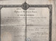 DIPLOME DE BACHELIER ES SCIENCES DATE DE 1861 / EMPIRE FRANCAIS - ACADEMIE DE DOUAI - SUR PARCHEMIN ? - Diploma & School Reports