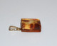 *JOLI PENDENTIF VERRE MURANO INCLUSION PAILLETTES OR BIJOU VINTAGE XXe  E - Colgantes