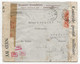 WW2 1941 ETABLISSEMENTS OCEANIE Ile TAHITI PAPEETE > FRANCE Yvetot Via US Examiner C.70 & MADRID & MUNICH Germany Censor - Covers & Documents