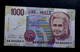 A6  ITALIE   BILLETS DU MONDE   ITALIA  BANKNOTES  1000  LIRE 1990 - [ 9] Verzamelingen