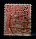 Ref 1570 - Australia KGV 1d Red With DWM Ltd Perfin Stamp - Perforiert/Gezähnt