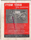 MOTO REVUE-1968-N° 1908-DRESDA TRITON-CROSS RICKMAN WESLAKE-GILERA-DRAGSTER-CASABLANCA-COUPE ARMISTICE-SIDE CAR-FUORI - Moto