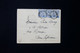 MONACO - Affranchissement Prince Albert 1er En Bande De 3 Sur Enveloppe Pour Rouen En 1898  - L 132327 - Covers & Documents