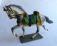 TRES RARE FIGURINE STARLUX EMPIRE Cheval Au Galop Selle Verte Empire Sans Cavaliier Plastique 1/32èm - Starlux