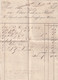 A19445 - INVOICE FROM AUSTRIAN EMPIRE  1832 OLD HANDWRITTEN DOCUMENT HERR VIKOL SOLL AN ARON COHN IN PESTH FUR FOLGENDE - Österreich