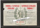BILLET-TOMBOLA NATIONALE JUBILAIRE-TUBERCULEUR-CINQUANTENAIRE-06.04.1953-TERINGLIJDERS-TOMBOLABILJET-ZIE 2 SCANS - Billetes De Lotería