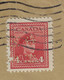 Canada 1946 Department Of Veterans Affairs Cover With Perfin OH/MS On Her/His Majesty 's Service + 4 Stamp - Perfin