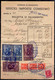 ITALIA REPUBBLICA ITALY REPUBLIC 1941 MARCA DA BOLLO REVENUE BOLLETTINO CONSORZIO ESERCENTI USATO USED OBLITERE' - Revenue Stamps