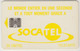 CENTRAL AFRICAN REPUBLIC - Logo Yellow, Socatel, CN:C54149823, 20 U, Used - Repubblica Centroafricana