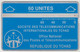 CHAD - Blue 60 Units, CN :501A, Tirage 16.000, Used - Tchad