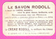 Petite Carte Parfumée Pour Le Savon Rodoll P.Girard à Oullins Bébé Tout Nu Tient Son Savon - Anciennes (jusque 1960)