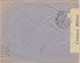 1938  CORUÑA , SOBRE CIRCULADO ENTRE SANTIAGO Y VALENCIA DE DON JUAN ( LEÓN ) , BANDA DE CIERRE DE LA CENSURA MILITAR - Lettres & Documents