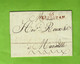 1810 NEGOCE BANQUE INDUSTRIE LETTRE Sign. Meric Mouran Frères Perpignan POUR Roux Marseille - 1800 – 1899