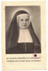 RELIQUIA TISSU GRENAT BSE MARIE THERESE DE SOUBIRAN TOULOUSE IMAGE PIEUSE RELIGIEUSE HOLY CARD SANTINI HEILIG PRENTJE - Devotion Images