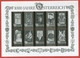 AUSTRIA  1996  Millenary Of Austria.presentation Folder With MNH Block And Black Print And Used Single Stamps. - Blocs & Feuillets