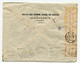 !!! EGYPTE, LETTRE D'ALEXANDRIE POUR BEYROUTH DU 15/3/1943 CENSURES EGYPTIENNE ET FRANCE LIBRE - Cartas & Documentos