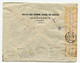 !!! EGYPTE, LETTRE D'ALEXANDRIE POUR BEYROUTH DU 15/3/1943 CENSURES EGYPTIENNE ET FRANCE LIBRE - Lettres & Documents
