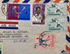 RWANDA 1984, COVER TO USA ,TOKYO OLYMPIC,RUNNING,HIGH JUMP, FOOTBALL,BASKETBALL HEALTH,HANDICAP ,RED CROSS ,DEER,FLOWER, - Lettres & Documents