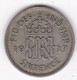 Grande Bretagne. 6 Pence 1937. George VI ,en Argent, KM# 852 - H. 6 Pence