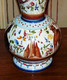 SUPERBE ANCIEN VASE FAIENCE JOLI DECOR FAIT MAIN SIGNE AE 449 / SEC XVII BE - Vasen