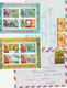 Lot De Timbres Plus De 100 Timbres Blocs Et Courrier - Collections