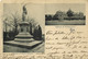 Belgium, HOEI HUY, Château De Neufmonstier, Statue L'Ermite (1899) Postcard - Hoei