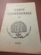 Carte Syndicale/C.F.T.C./ Carte Confédérale/Fédération Des Syndicats Chrétiens Des P.T.T./1950                    AEC220 - Lidmaatschapskaarten