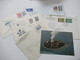 Kleiner Posten Island 1950 - 1966  Mit 6 Belegen / Briefen Inkl. 1 AK Vulkan Bedarf Und FDC - Cartas & Documentos