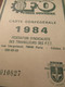 Carte Syndicale/F.O../ Carte Confédérale/Fédération Syndicaliste Des Travailleurs Des P.T.T./1984       AEC234 - Membership Cards