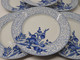 *6 GRANDES ASSIETTES PLATES PORCELAINE LIMOGES PHILIPPE DESHOULIERES BRACIEUX   E - Limoges (FRA)