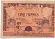 BANQUE ENFANTINE - BILLET DE CINQ 5 FRANCS MONOFACE NEUF (POSTE ENFANTINE) - Ficción & Especímenes