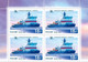 Russia 2022,Full Sheet W/Coupon, Nuclear-Powered Icebreaking Fleet Of Russia Series,"SIBIR",SK # 2964, LUXE MNH** - Full Sheets