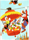 Disney : Walt Disney : Mickey, Minnie, Donald Et Pluto.....    Dans Un Manège : Grand Format - Altri & Non Classificati