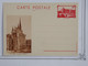 BG7 FRANCE BELLE CARTE ENTIER RR 1935++PARISLA SAINTE CHAPELLE ++ NON VOYAGEE++ - Autres & Non Classés