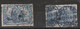 2 Timbres Oblitérés. Perforés En Cercles. Allemagne. Reich. Etat Moyen. - Perforiert/Gezähnt