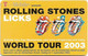 Netherlands - Arena Card - Rolling Stones Licks World Tour 2003, 10€, 52.000ex, Used - Non Classés