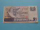 1 $ Dollar ( C/66 216340 ) Singapore ( Voir / See > Scans ) Circulated ! - Singapore