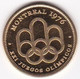 Jeton En Laiton Jeux Olympiques D'été Montréal 1976 - Sonstige & Ohne Zuordnung