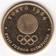 Jeton En Laiton Jeux Olympiques D'été Tokyo 1964 - Andere & Zonder Classificatie