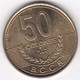 Costa Rica 50 Colones 2002, Cupro-aluminium-nickel, KM# 231.1a - Costa Rica