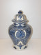 *SUPERBE URNE POTICHE CERAMIQUE DELFT Signée APK GRAND POT COUVERT Décor BLEUS  E - Delft (NLD)