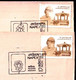 HINDUISM- SINHASTHA KUMBH MELA-NASHIK-1991-2x SPECIAL COVERS=JAIN MUNI MISHRIMAL- ERROR-UNIQUE- BX3-3 - Induismo